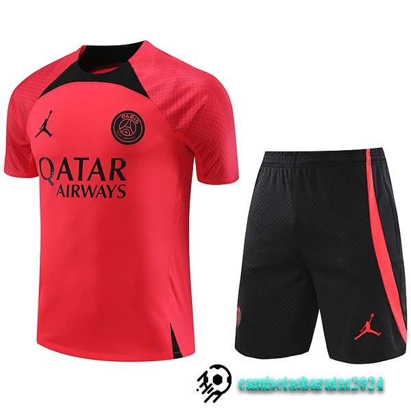 Replicas Entrenamiento Conjunto Completo Paris Saint Germain 2023 2024 Rojo I Negro