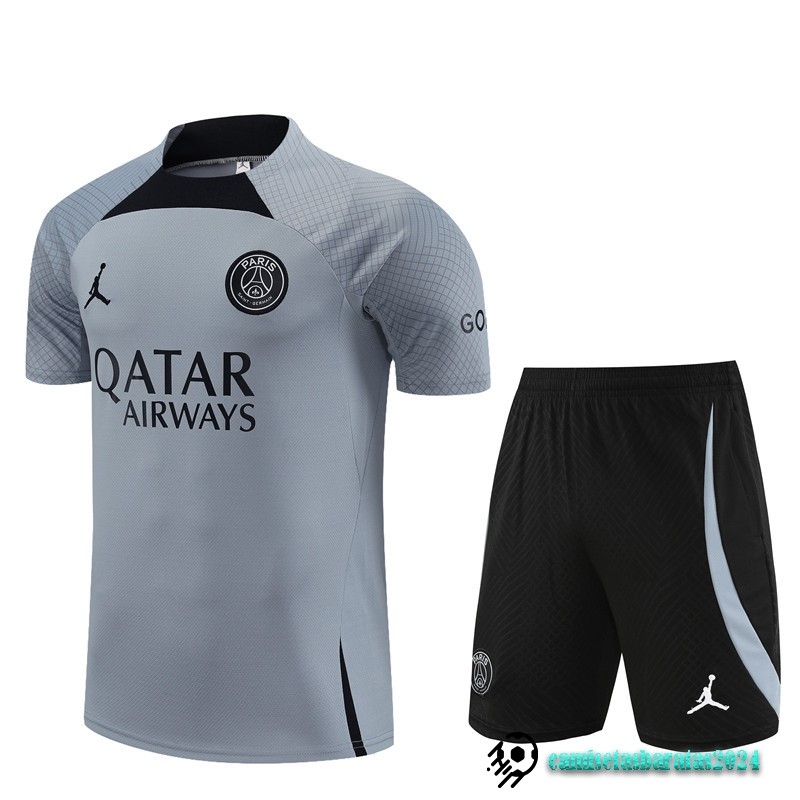 Replicas Entrenamiento Conjunto Completo Paris Saint Germain Niños 2023 2024 Gris Negro