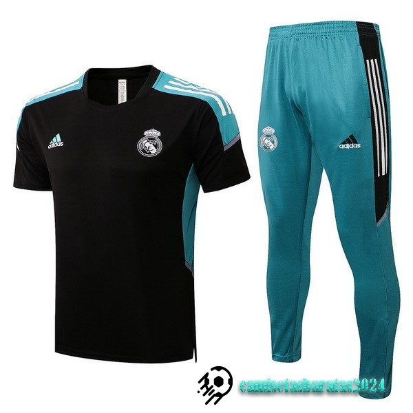 Replicas Entrenamiento Conjunto Completo Real Madrid 2022 2023 Negro Verde