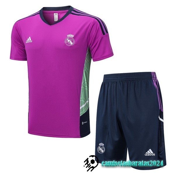 Replicas Entrenamiento Conjunto Completo Real Madrid 2022 2023 Purpura Marino