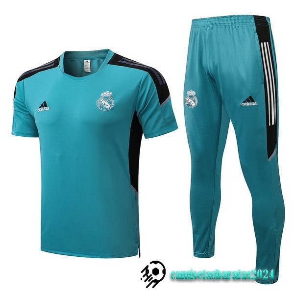 Replicas Entrenamiento Conjunto Completo Real Madrid 2022 2023 Verde Negro