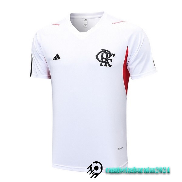 Replicas Entrenamiento Flamengo 2023 2024 Blanco Rojo