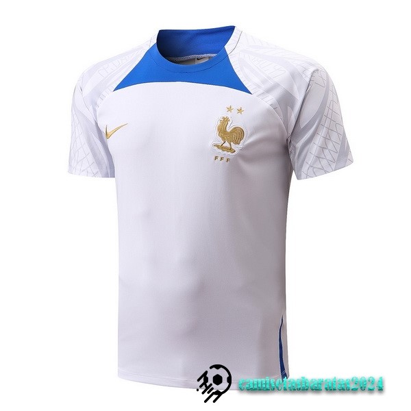 Replicas Entrenamiento Francia 2022 Blanco Azul