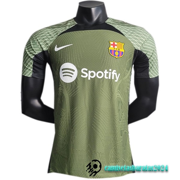 Replicas Entrenamiento Jugadores Barcelona 2023 2024 Verde