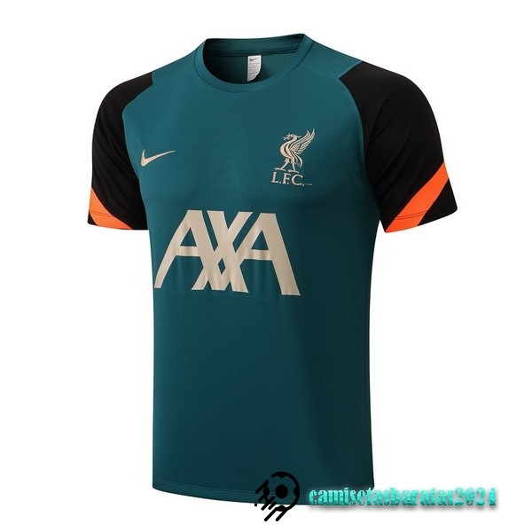 Replicas Entrenamiento Liverpool 2022 2023 Verde Negro Naranja