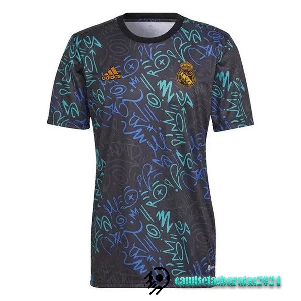 Replicas Entrenamiento Real Madrid 2022 2023 Negro Verde