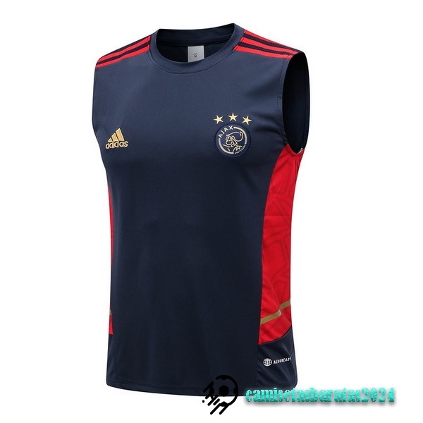 Replicas Entrenamiento Sin Mangas Ajax 2022 2023 Azul Rojo