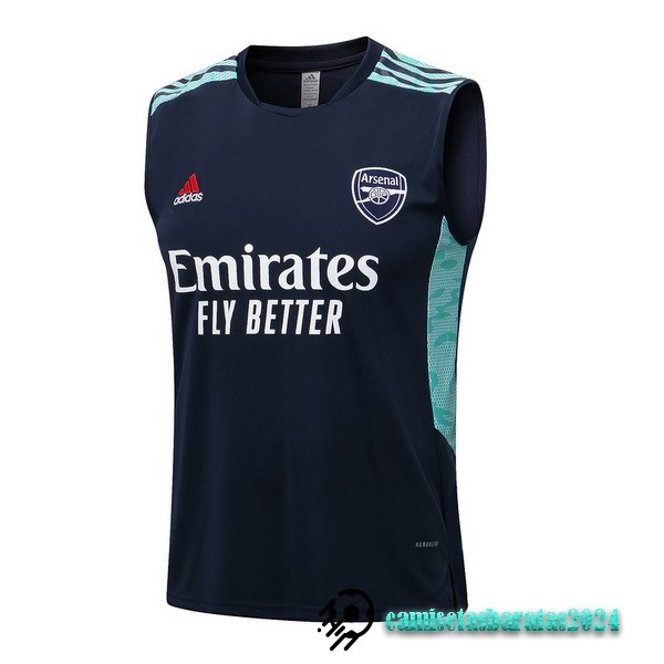 Replicas Entrenamiento Sin Mangas Arsenal 2022 2023 Azul Verde