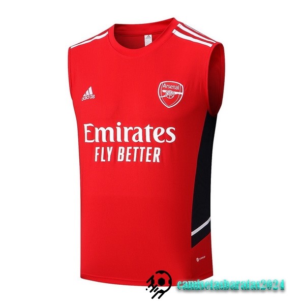 Replicas Entrenamiento Sin Mangas Arsenal 2022 2023 Rojo Blanco Azul