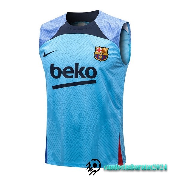 Replicas Entrenamiento Sin Mangas Barcelona 2022 2023 I Azul