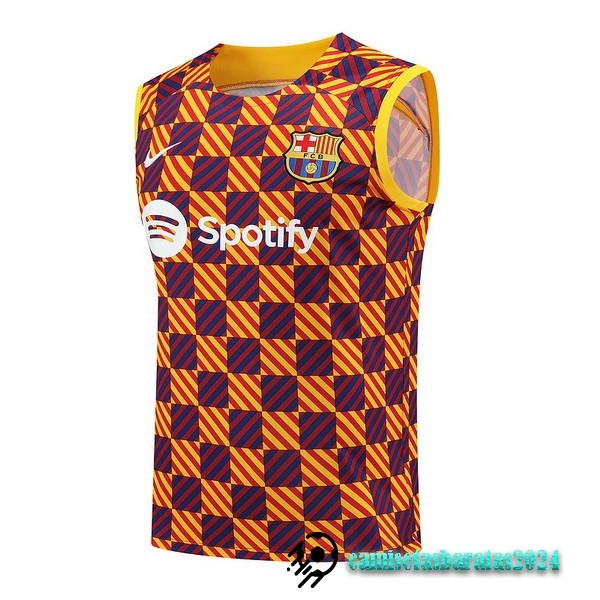 Replicas Entrenamiento Sin Mangas Barcelona 2023 2024 Naranja