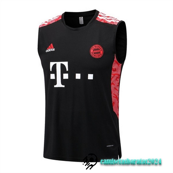 Replicas Entrenamiento Sin Mangas Bayern Múnich 2022 2023 Negro I Rojo