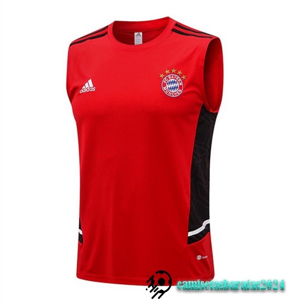 Replicas Entrenamiento Sin Mangas Bayern Múnich 2022 2023 Rojo Negro