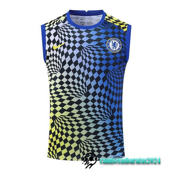 Replicas Entrenamiento Sin Mangas Chelsea 2022 2023 Azul Amarillo