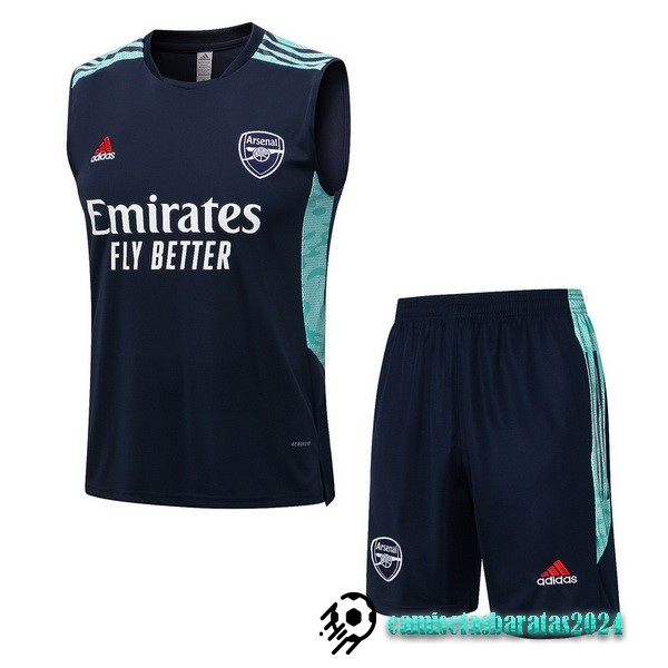 Replicas Entrenamiento Sin Mangas Conjunto Completo Arsenal 2022 2023 Azul Verde