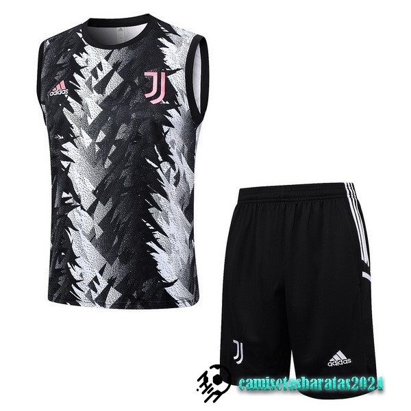 Replicas Entrenamiento Sin Mangas Conjunto Completo Juventus 2023 2024 Gris I Negro