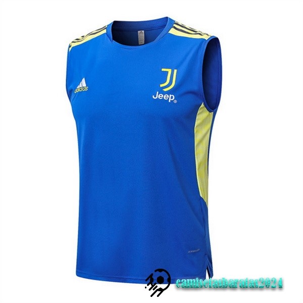 Replicas Entrenamiento Sin Mangas Juventus 2022 2023 Azul Amarillo