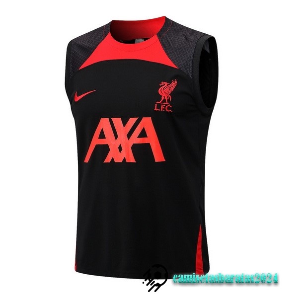 Replicas Entrenamiento Sin Mangas Liverpool 2022 2023 Negro I Rojo