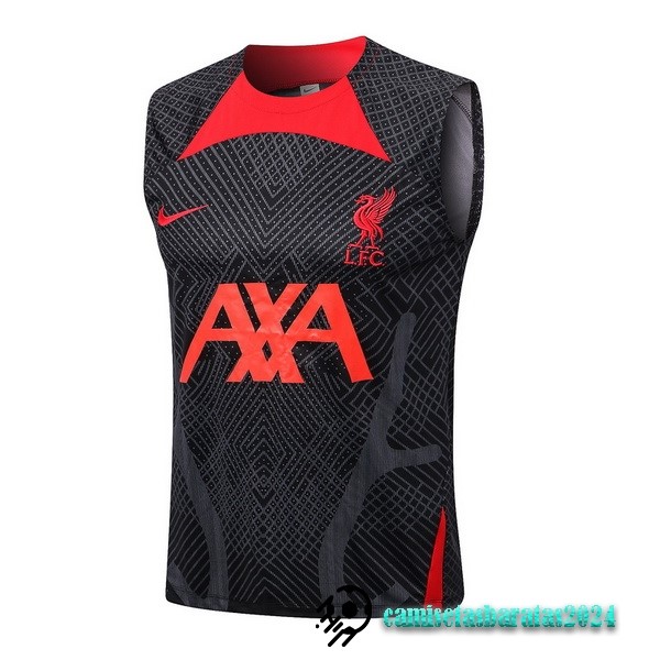 Replicas Entrenamiento Sin Mangas Liverpool 2022 2023 Negro Rojo