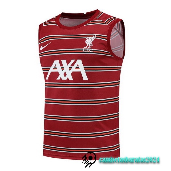 Replicas Entrenamiento Sin Mangas Liverpool 2022 2023 Rojo