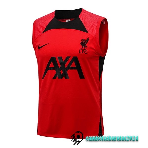 Replicas Entrenamiento Sin Mangas Liverpool 2022 2023 Rojo I Negro