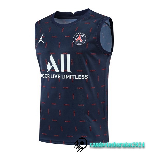 Replicas Entrenamiento Sin Mangas Paris Saint Germain 2022 2023 Azul Blanco