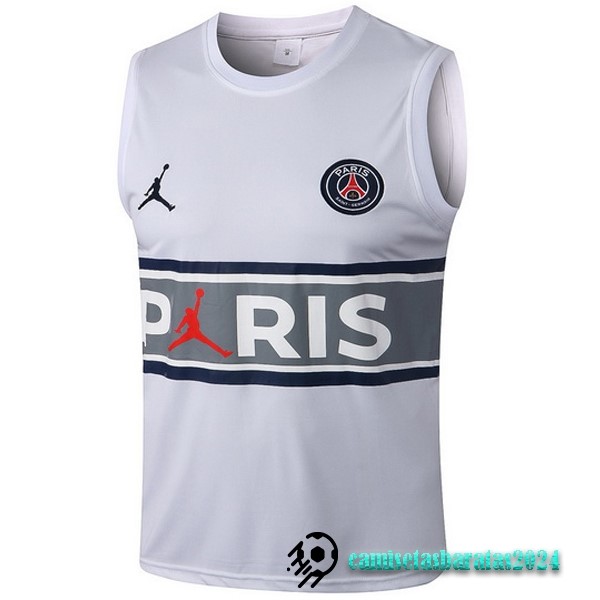 Replicas Entrenamiento Sin Mangas Paris Saint Germain 2022 2023 Blanco Gris