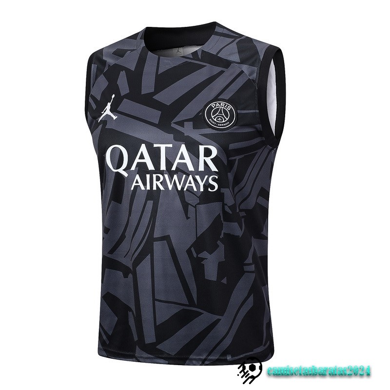 Replicas Entrenamiento Sin Mangas Paris Saint Germain 2023 2024 Gris