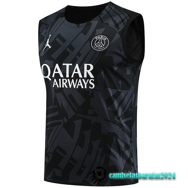 Replicas Entrenamiento Sin Mangas Paris Saint Germain 2023 2024 I Gris