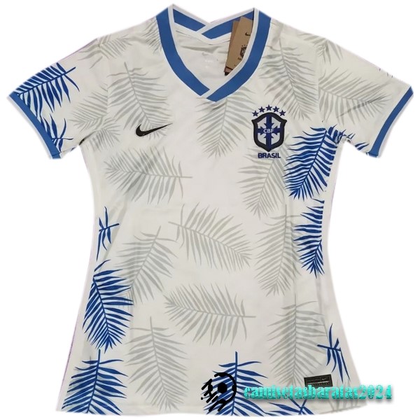 Replicas Especial Camiseta Mujer Brasil 2022 Blanco