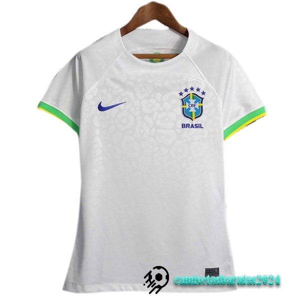 Replicas Especial Camiseta Mujer Brasil 2022 I Blanco