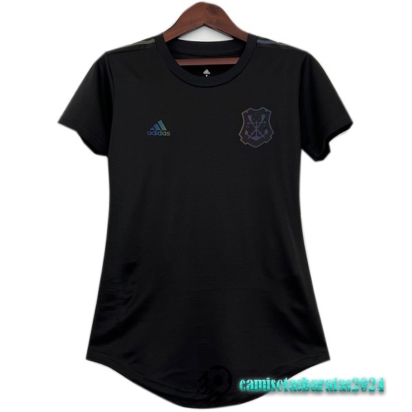 Replicas Especial Camiseta Mujer Flamengo 2023 2024 Negro