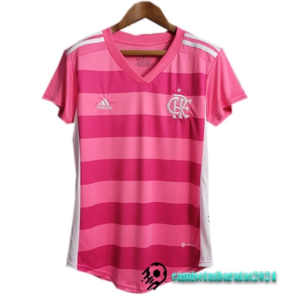 Replicas Especial Camiseta Mujer Flamengo 2023 2024 Rosa