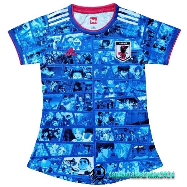 Replicas Especial Camiseta Mujer Japón 2021 Azul