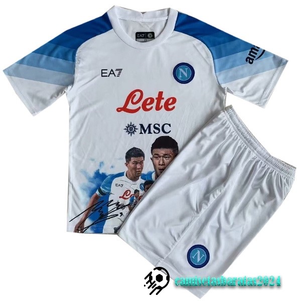 Replicas Especial Conjunto De Hombre Napoli 2022 2023 Blanco Azul