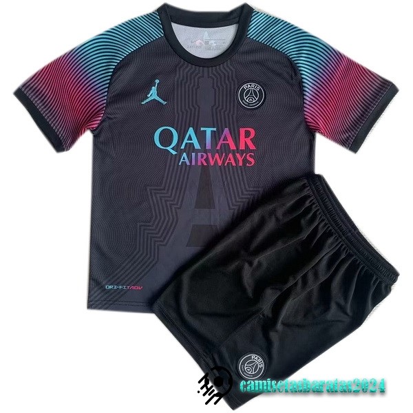 Replicas Especial Conjunto De Hombre Paris Saint Germain 2023 2024 Purpura Negro