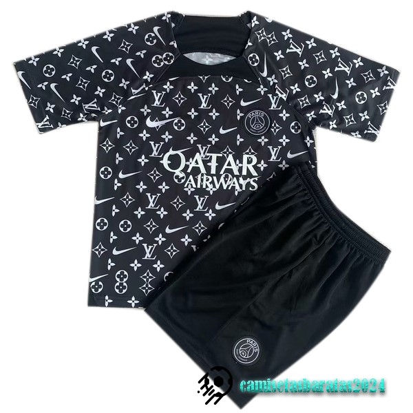 Replicas Especial Conjunto De Niños Paris Saint Germain 2023 2024 Negro