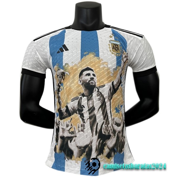 Replicas Especial Jugadores Camiseta Argentina 2023 Azul Blanco