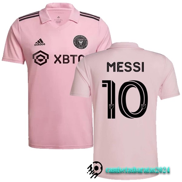 Replicas NO.10 Messi Tailandia Casa Camiseta Inter Miami 2023 2024 Rosa