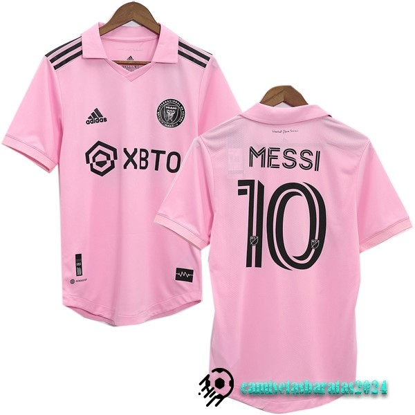 Replicas NO.10 Messi Tailandia Casa Jugadores Camiseta Inter Miami 2023 2024 Rosa