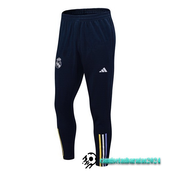 Replicas Pantalones Deportivos Real Madrid 2023 2024 Azul Amarillo