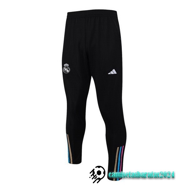 Replicas Pantalones Deportivos Real Madrid 2023 2024 Negro