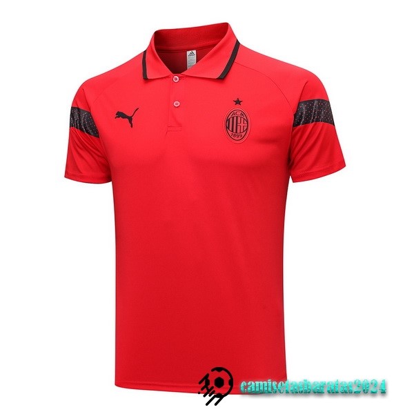 Replicas Polo AC Milan 2023 2024 Rojo