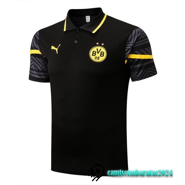 Replicas Polo Borussia Dortmund 2022 2023 Negro I Amarillo