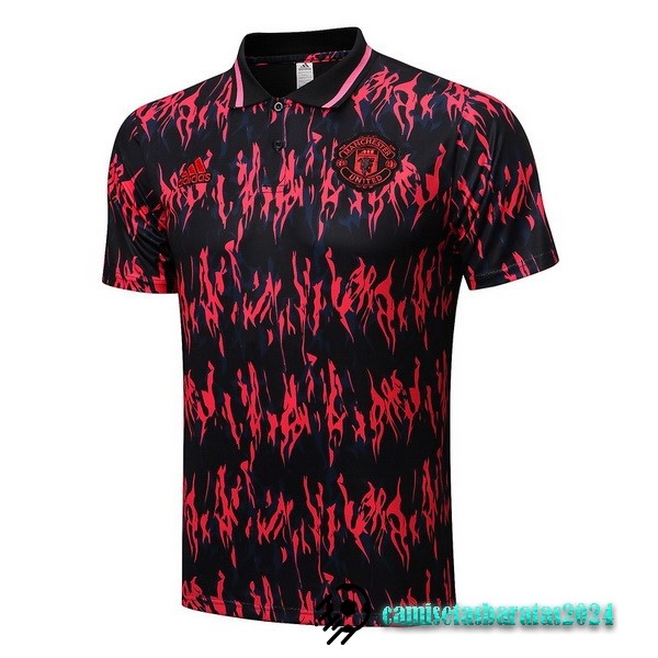 Replicas Polo Manchester United 2022 2023 Rojo Marino