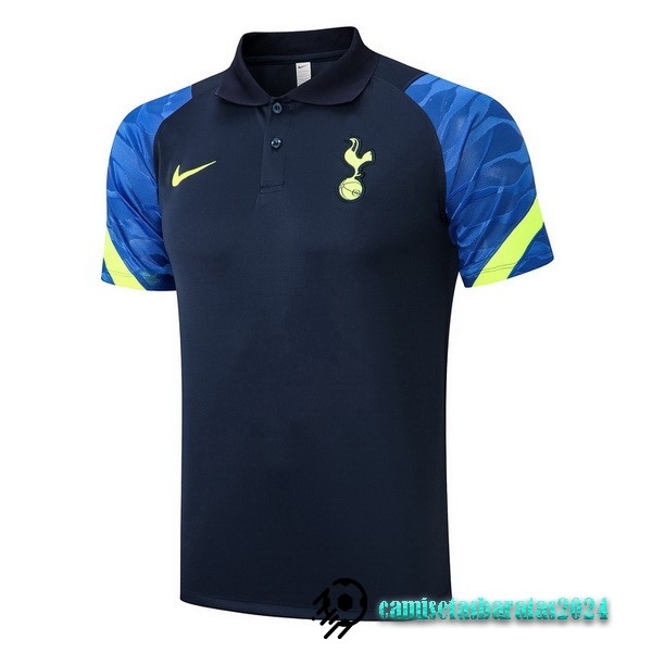 Replicas Polo Tottenham Hotspur 2022 2023 Negro Azul