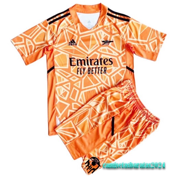 Replicas Portero Conjunto De Hombre Arsenal 2022 2023 Naranja