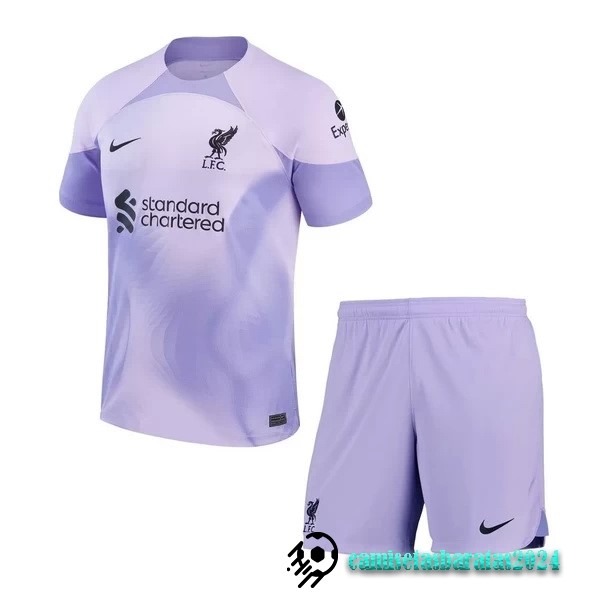 Replicas Portero Conjunto De Hombre Liverpool 2022 2023 Purpura