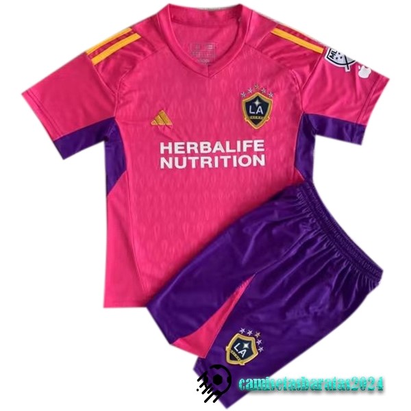 Replicas Portero Conjunto De Hombre Los Angeles Galaxy 2023 2024 Rosa