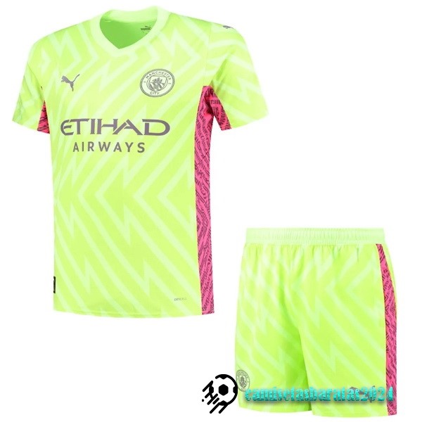 Replicas Portero Conjunto De Hombre Manchester City 2023 2024 Amarillo